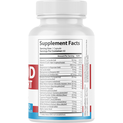 Trusted Relief Blood Support for Managing Sugar & Pressure Levels 60 Capsules