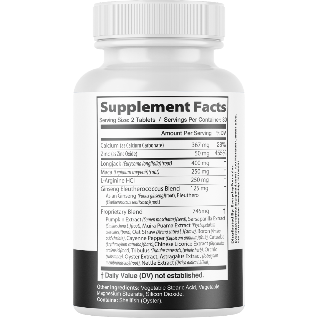 EroXT Advanced Male Support Formula Supplement 60 Tablets