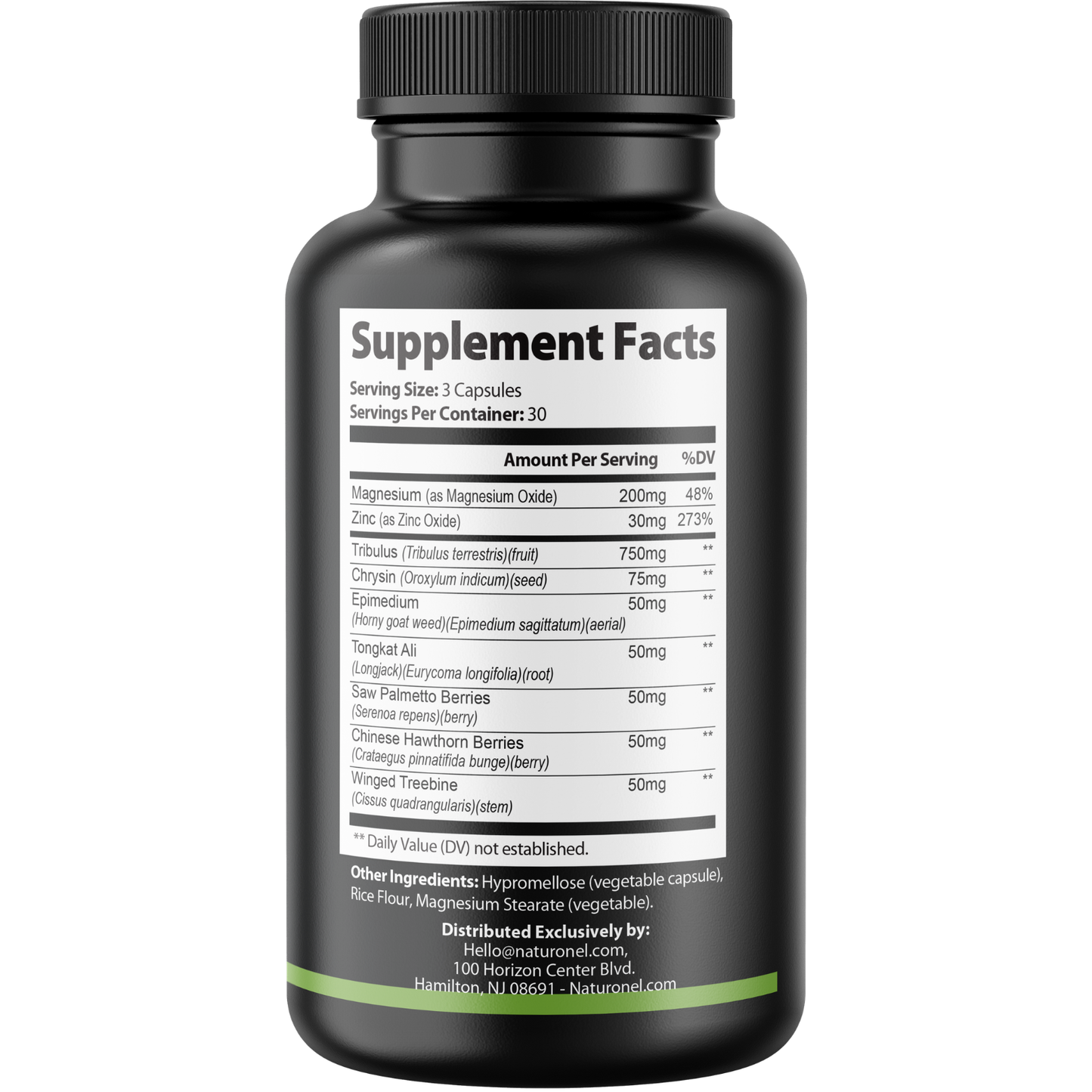 Testo Max (5 Pack) Male Performance Formula – Testosterone Support Supplement for Men with Tribulus, Tongkat Ali, Horny Goat Weed, Zinc & Magnesium – Energy, Stamina & Strength Support