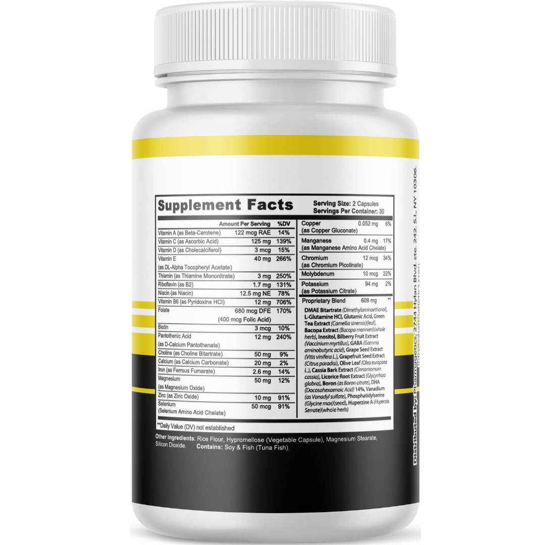Mind Boost Brain Health Support Supplement 60 Capsules