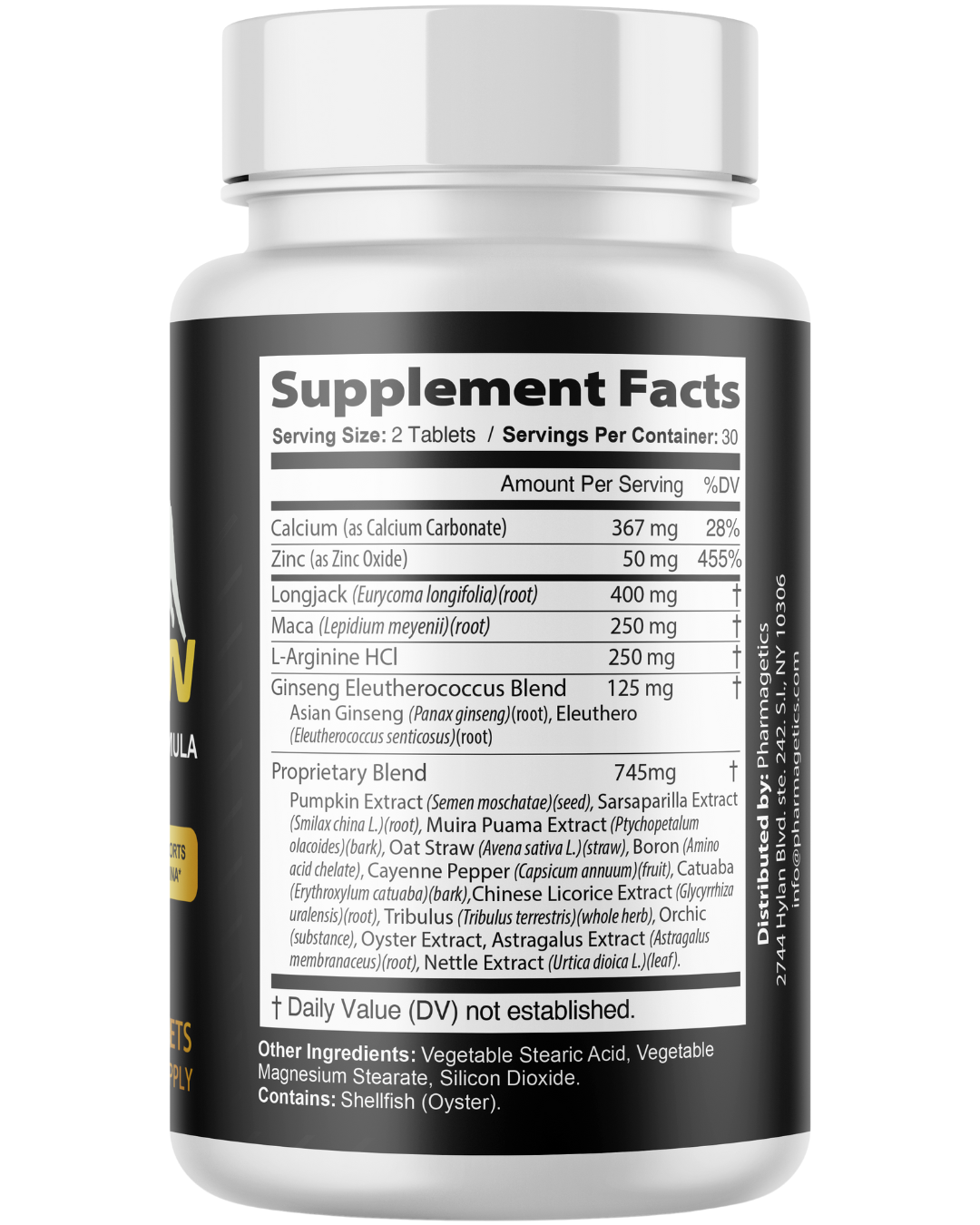 Boostron Advanced Performance Formula For Men, Energy Support 60 Capsules