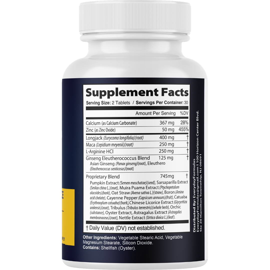 MaxxRyze Male Performance Supplement Formula 60 Tablets