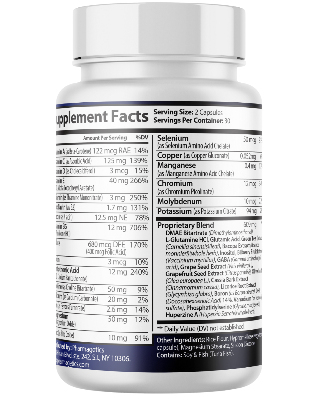 Memory Lift Brain Health Support Supplement 60 Capsules