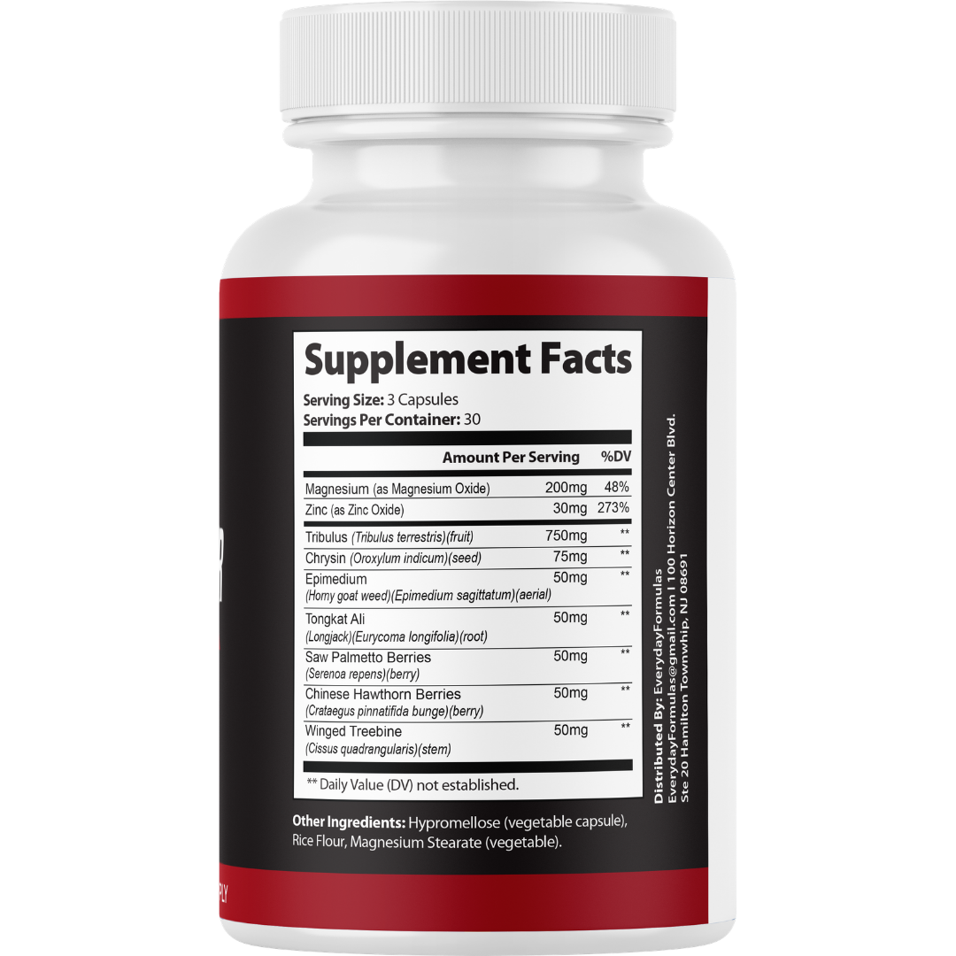ErecPower Male Performance Support Supplement 90 Capsules