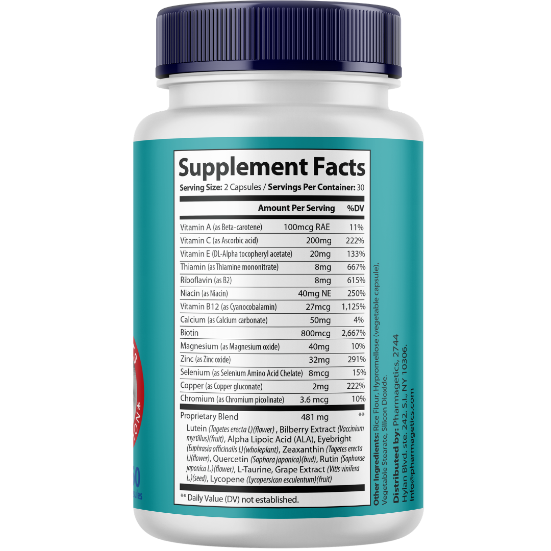 Sight Clear Healthy Vision and Eye Health Support Formula 60 Capsules