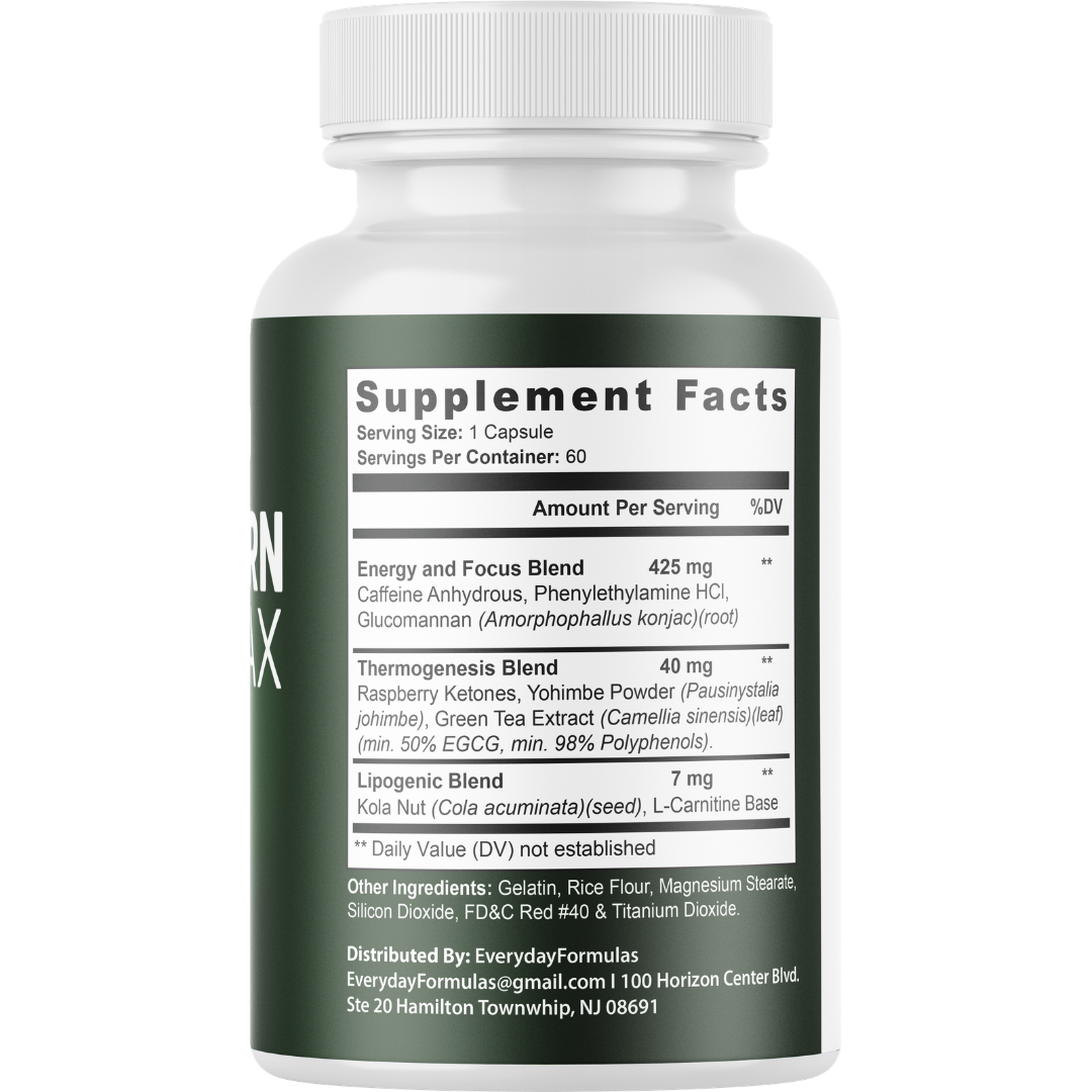 OzemBurn Max Weight Management Support, Fat Loss Formula 60 Capsules