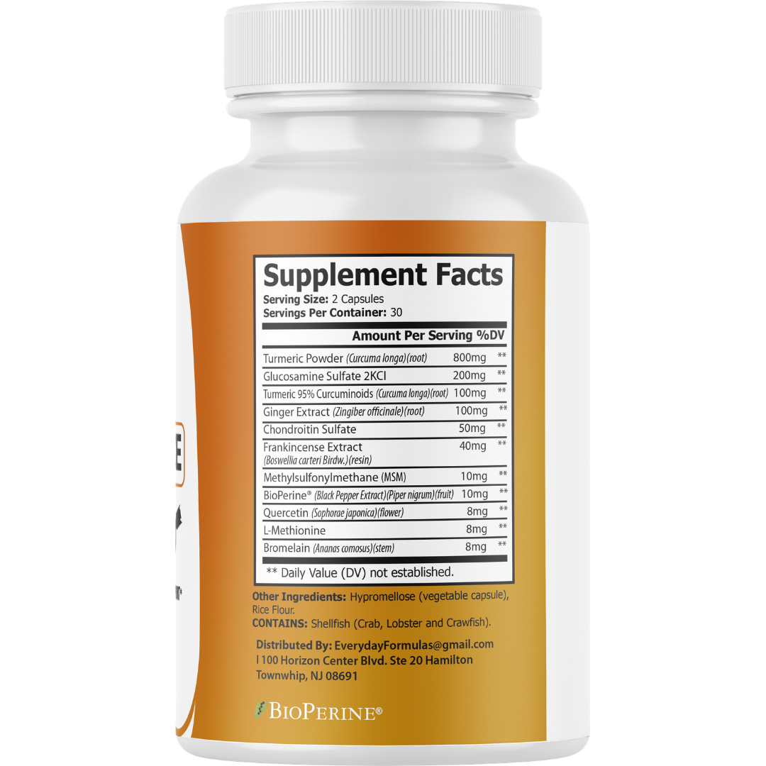 Nerve Force Focus Support Supplement, Antioxidant Formula 60 Capsules