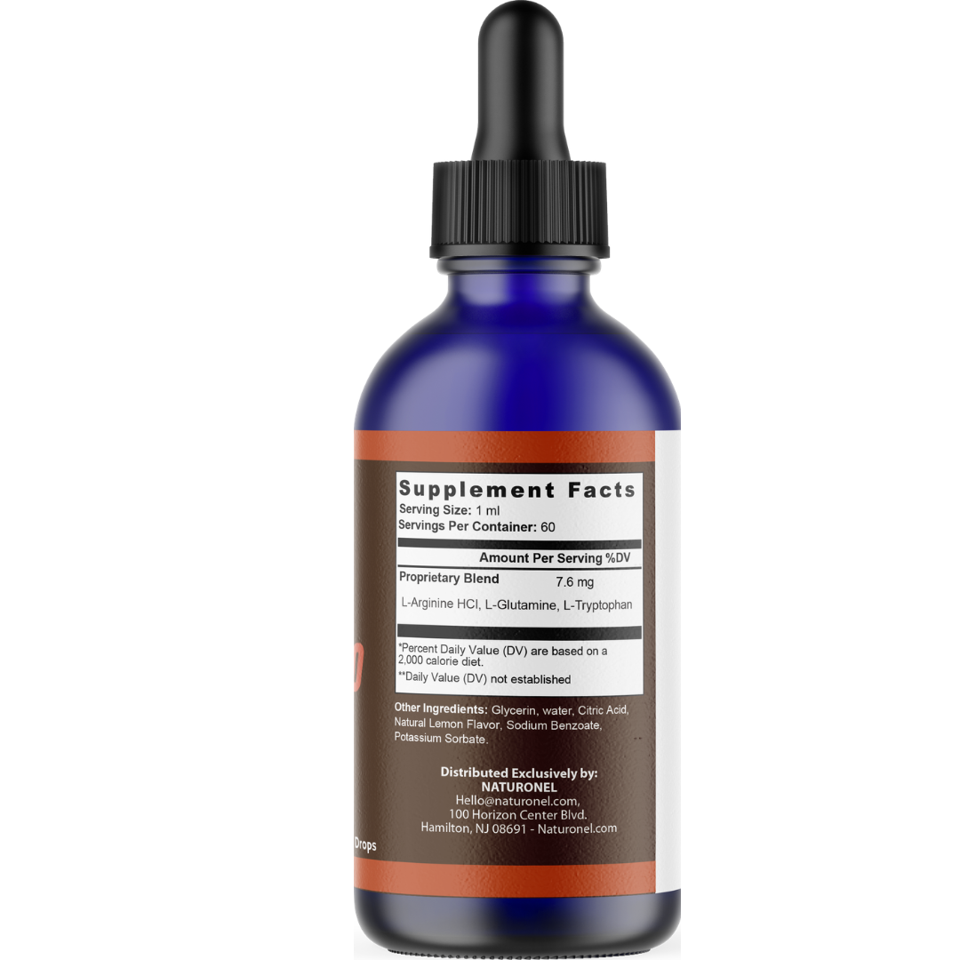 Lipo Glow 360 Drops (3 Pack) – Advanced Liquid Amino Acid Formula – L-Arginine, L-Glutamine & L-Tryptophan