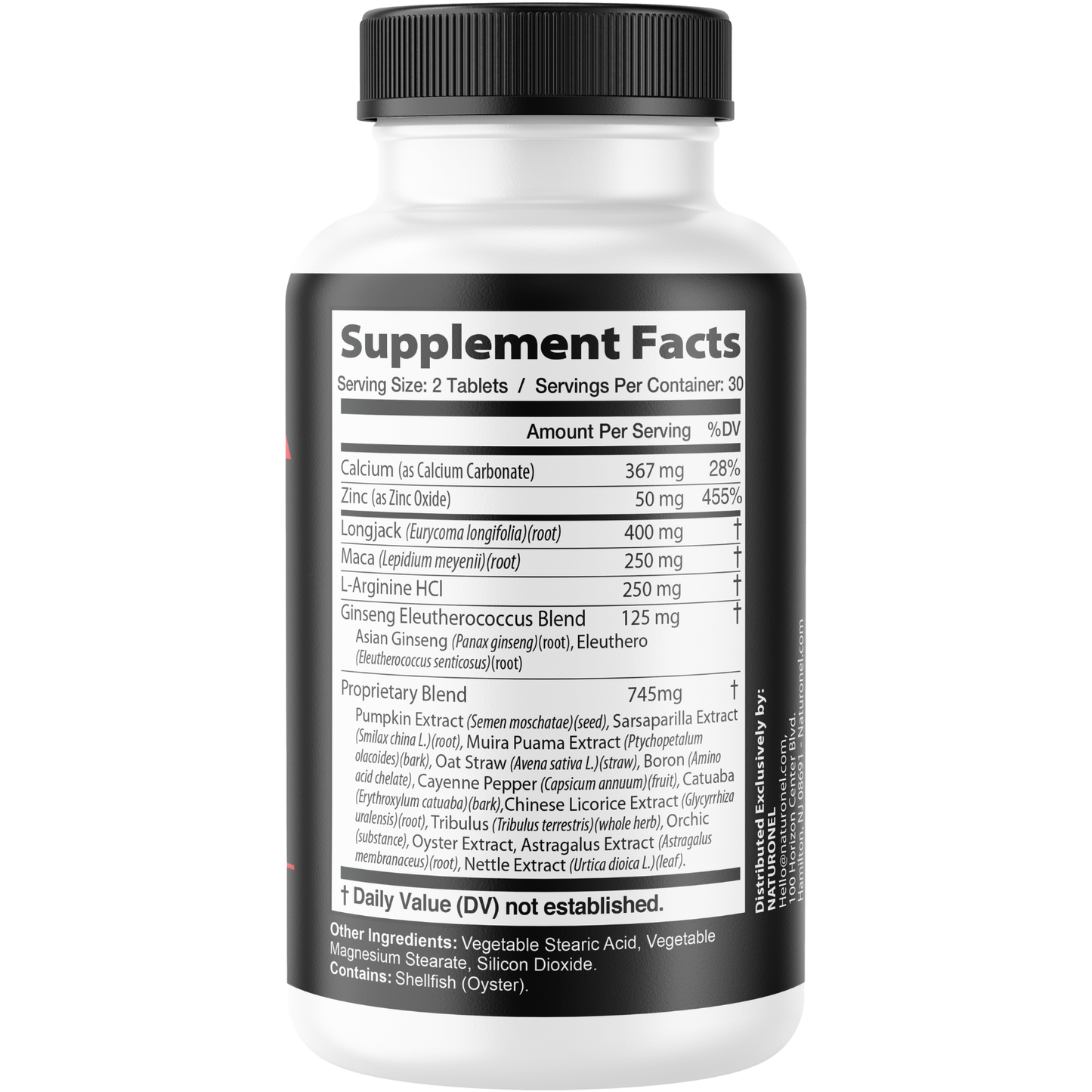 Truvora (12 Pack) Male Performance Tablets for Men – Daily Vitality Formula with Tongkat Ali, Maca, L-Arginine, Ginseng, Tribulus & Boron – Men's Wellness Supplement