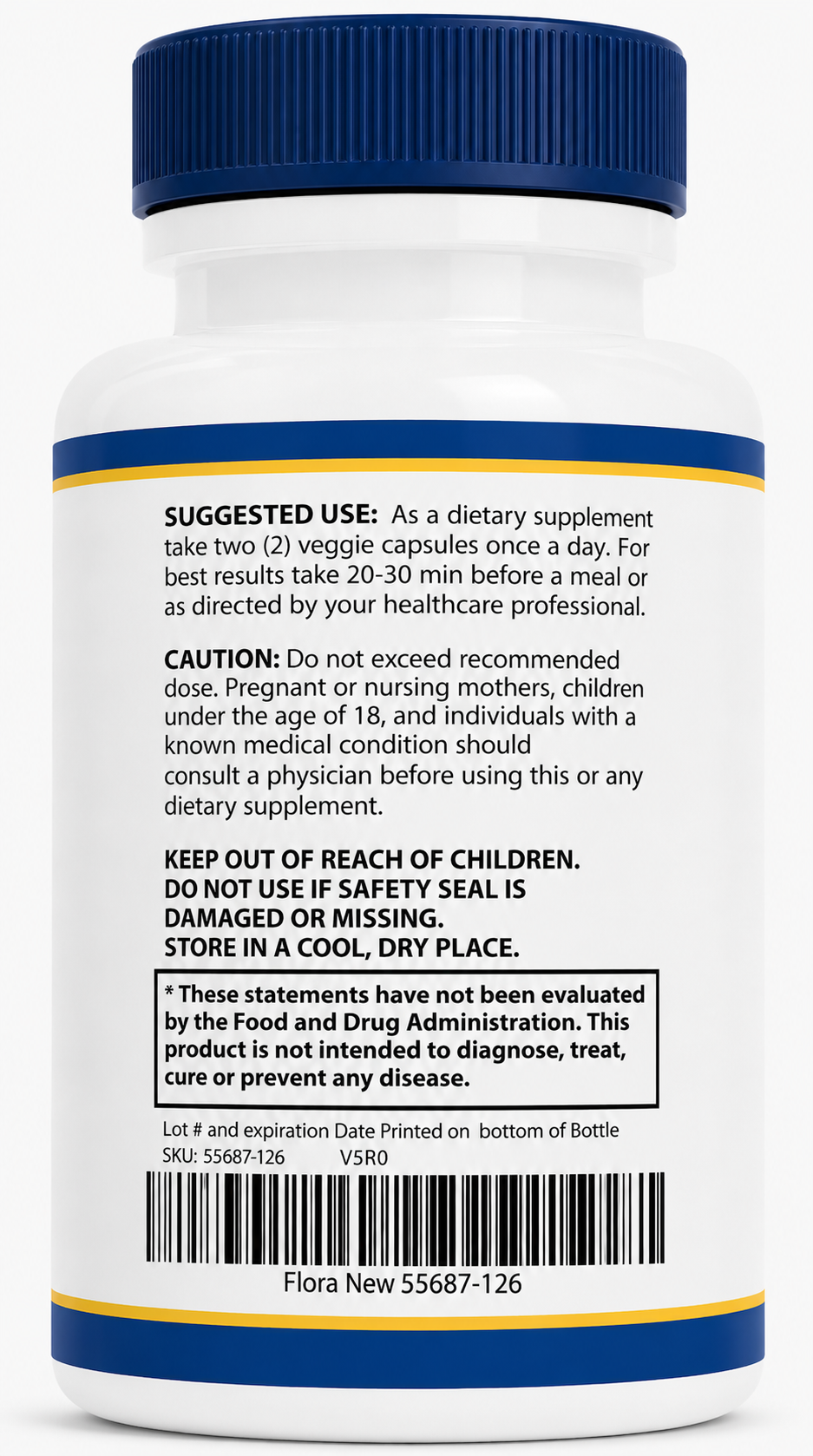 FloraNew (2 Pack) – Advanced Gut Health & Digestive Wellness Formula, Supports Microbial Balance & Intestinal Health, Daily Colon Wellness Supplement