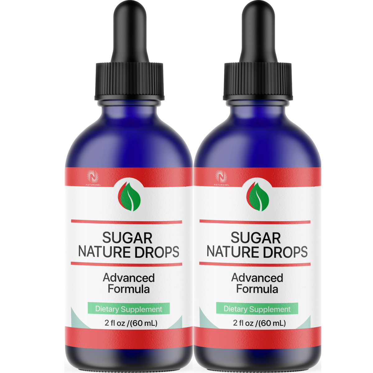 Sugar Nature Drops (2 Pack) – Glucose & Metabolic Support Formula with Amino Acid Blend