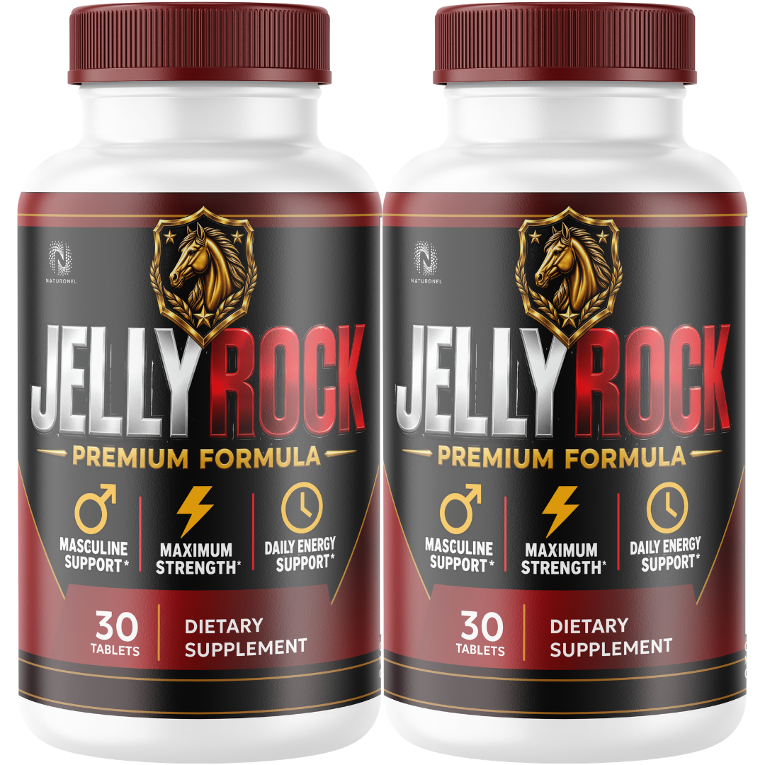 Jelly Rock (2 Pack) Premium Men’s Formula – Longjack, Maca, L-Arginine, Ginseng & Zinc – Masculine, Strength & Daily Energy Support