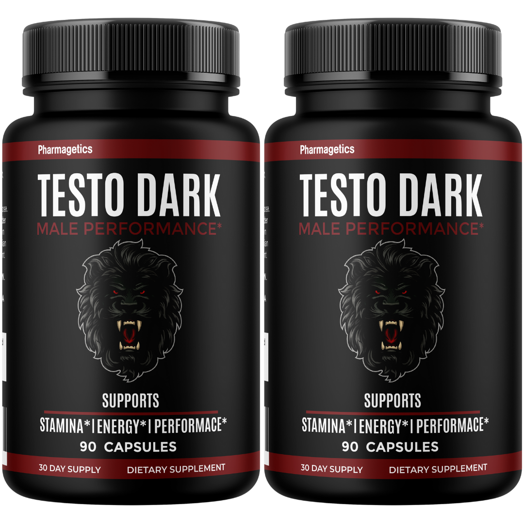 Testo Dark Male Performance Supplement, Stamina Support 90 Capsules