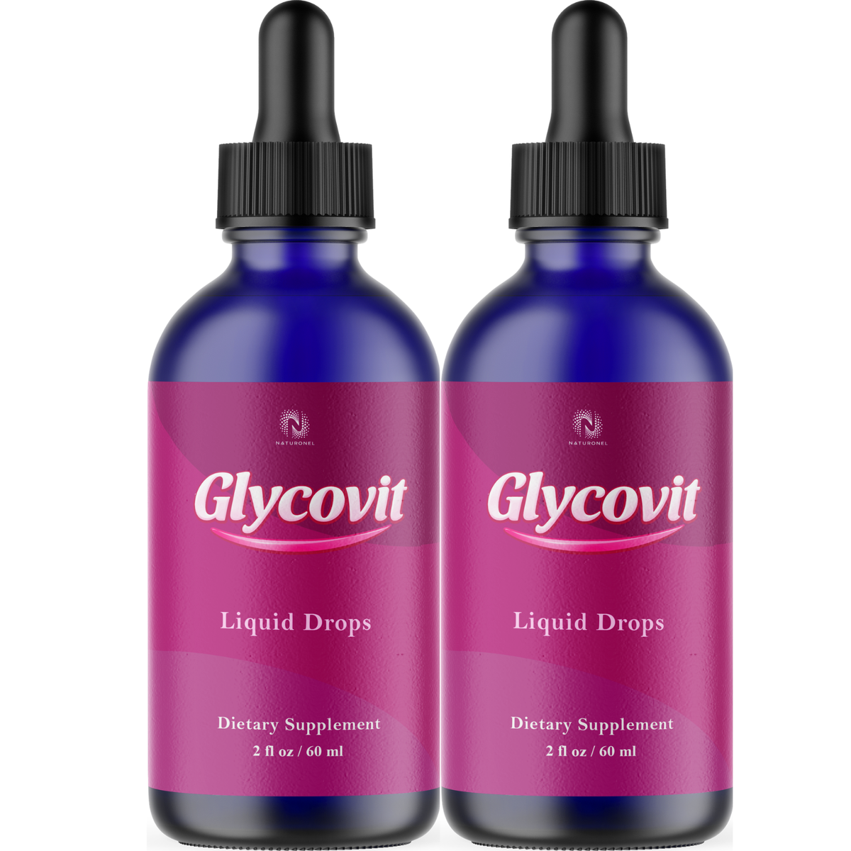 Glycovit Liquid Drops (2 Pack) – 3-in-1 Amino Acid Formula with L-Arginine HCl, L-Glutamine & L-Tryptophan – Lemon Flavor