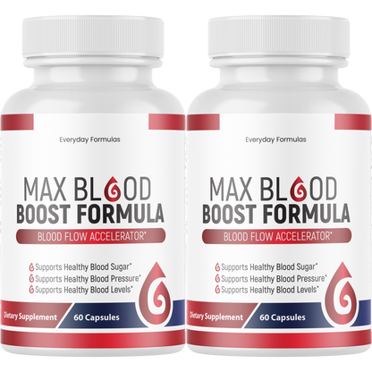 Max Blood Boost Formula Healthy Blood Sugar Supplement  60 Capsules