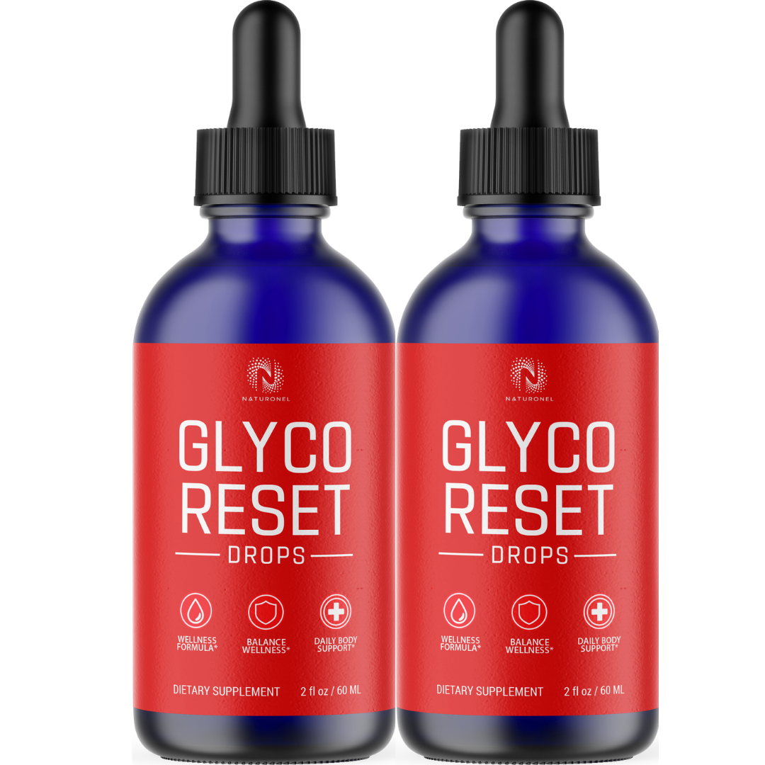 Glyco Reset Drops (2 Pack) – Advanced 3-in-1 Amino Acid Wellness Formula with L-Arginine, L-Glutamine & L-Tryptophan – Daily Balance & Body Support – Lemon Flavor