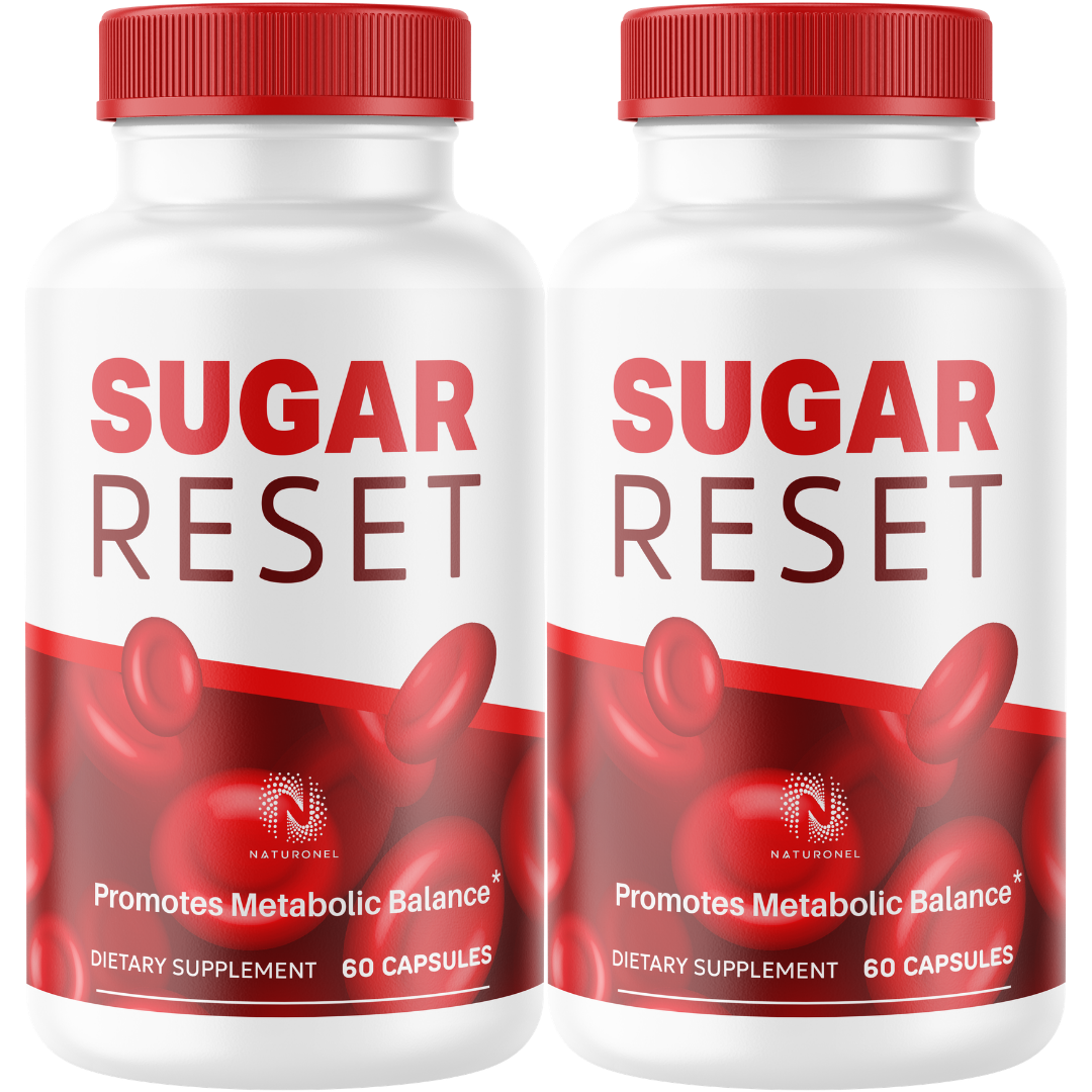 Sugar Reset (2 Pack) Supplement – Advanced Metabolic Balance Formula with Banaba, Bitter Melon, Chromium, Gymnema & Alpha Lipoic Acid – Daily Wellness Support