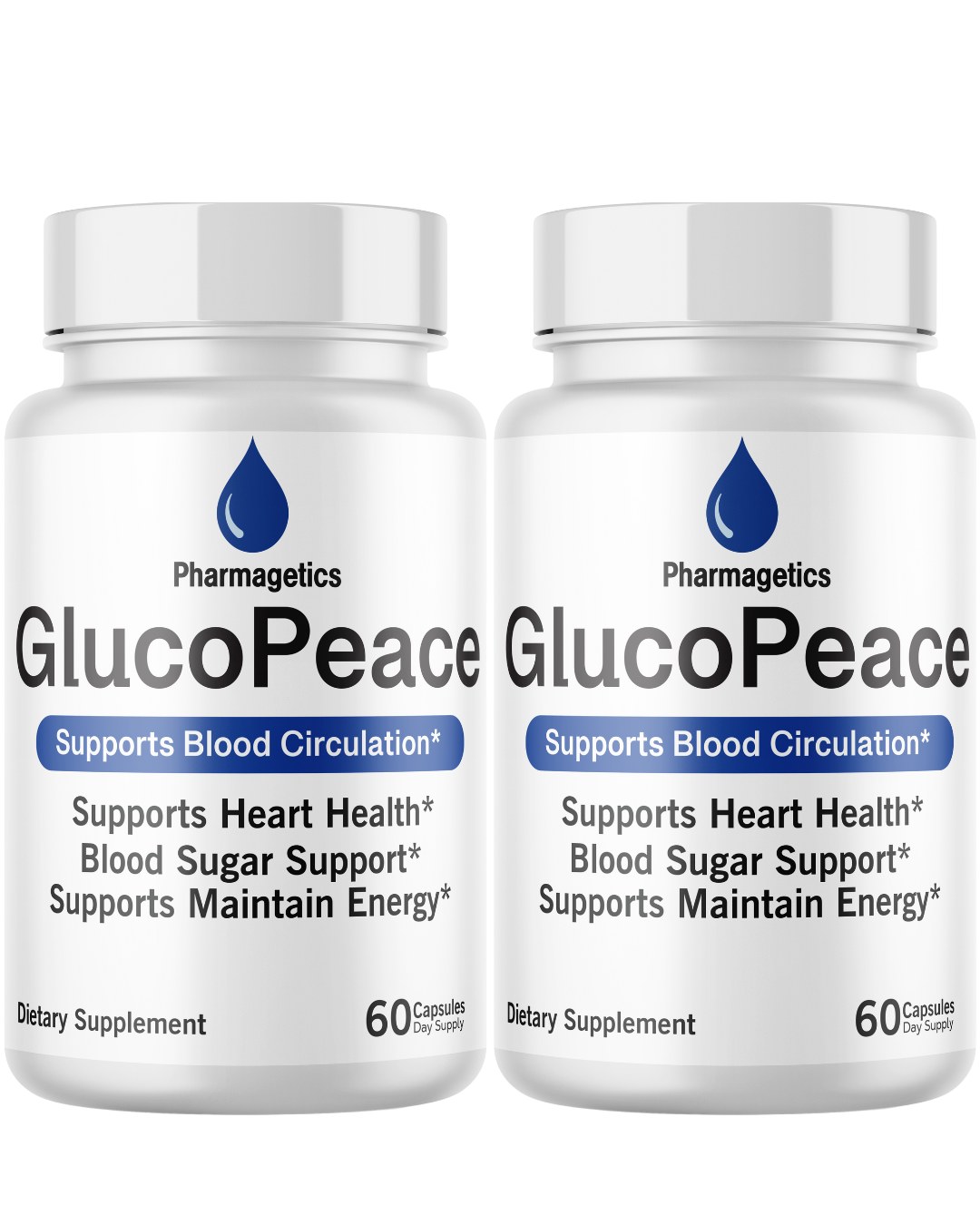 Gluco Peace Blood Circulation Support, Healthy Blood Sugar- 60 Capsules