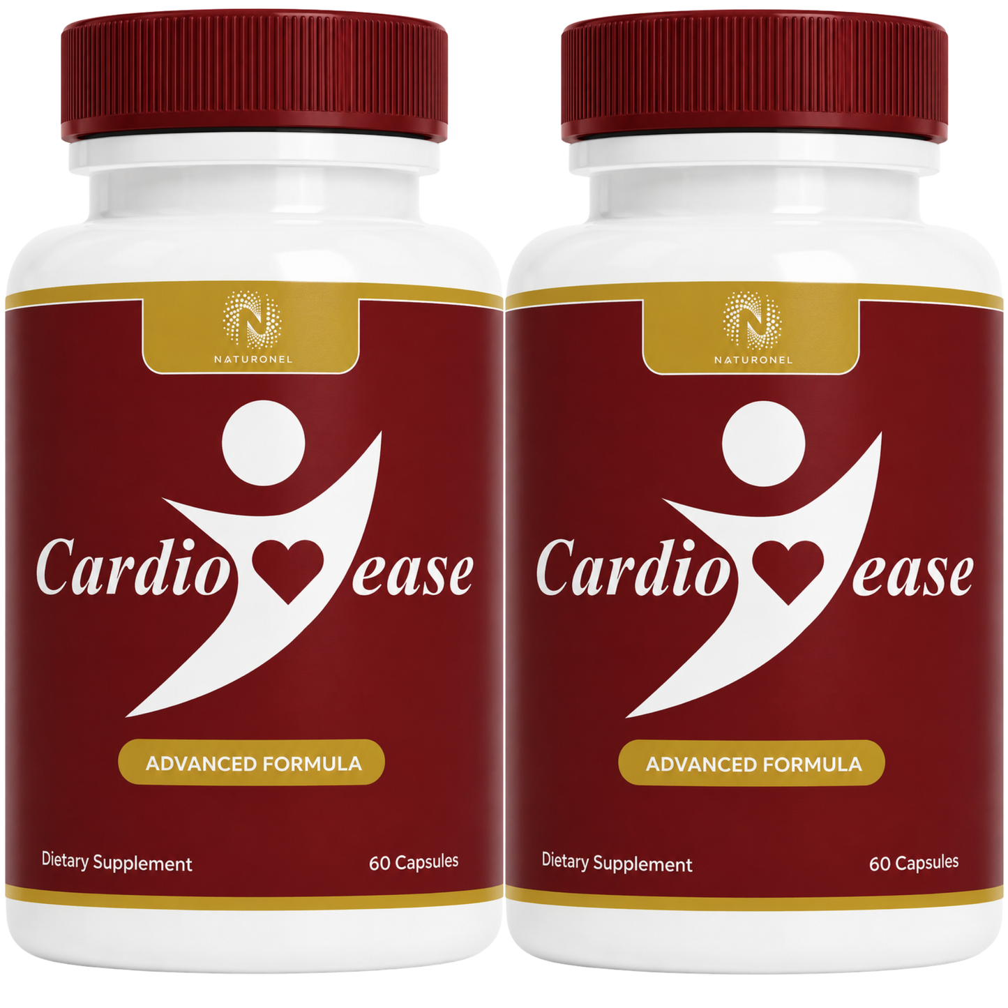 Cardio Ease (2 Pack) Advanced Multi-Ingredient Formula with Vitamins, Minerals & Botanical Extracts, Daily Dietary Supplement with Vitamin C, Vitamin E, Chromium, Alpha Lipoic Acid & L-Taurine