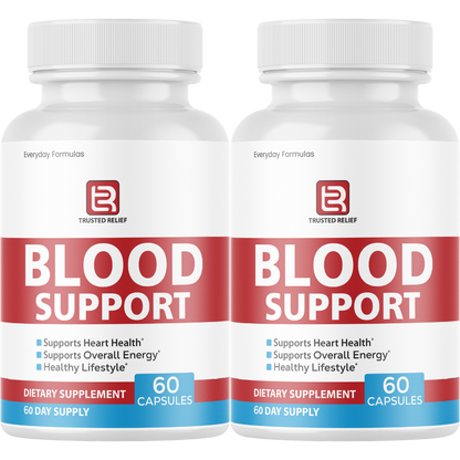 Trusted Relief Blood Support for Managing Sugar & Pressure Levels 60 Capsules