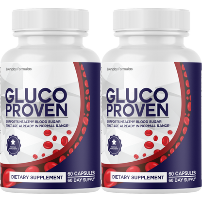 Gluco Proven Healthy Blood Sugar Support Formula 60 Capsules