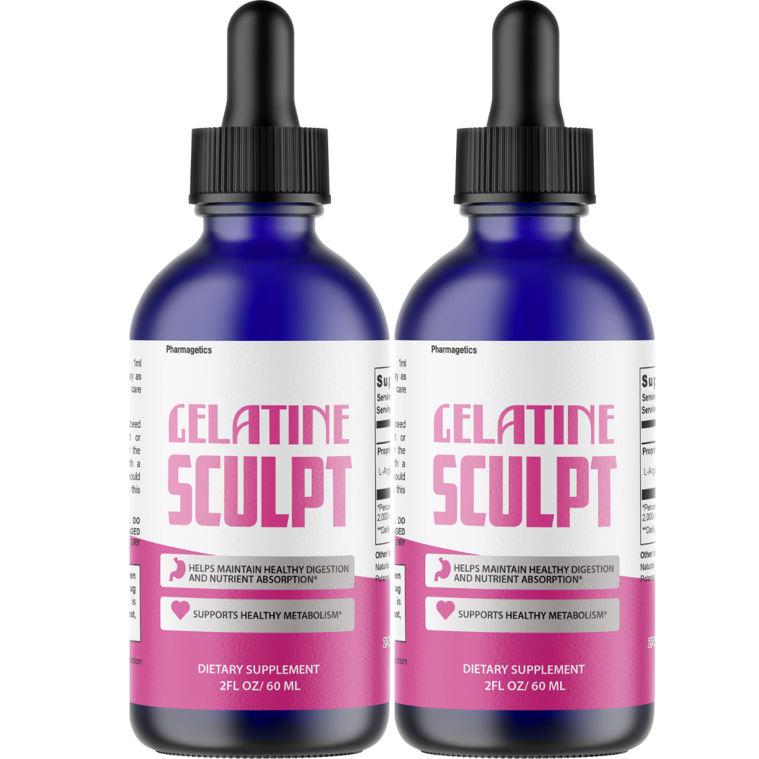 Gelatine Sculpt Drops Metabolism Support, Fat Loss Formula 60ML