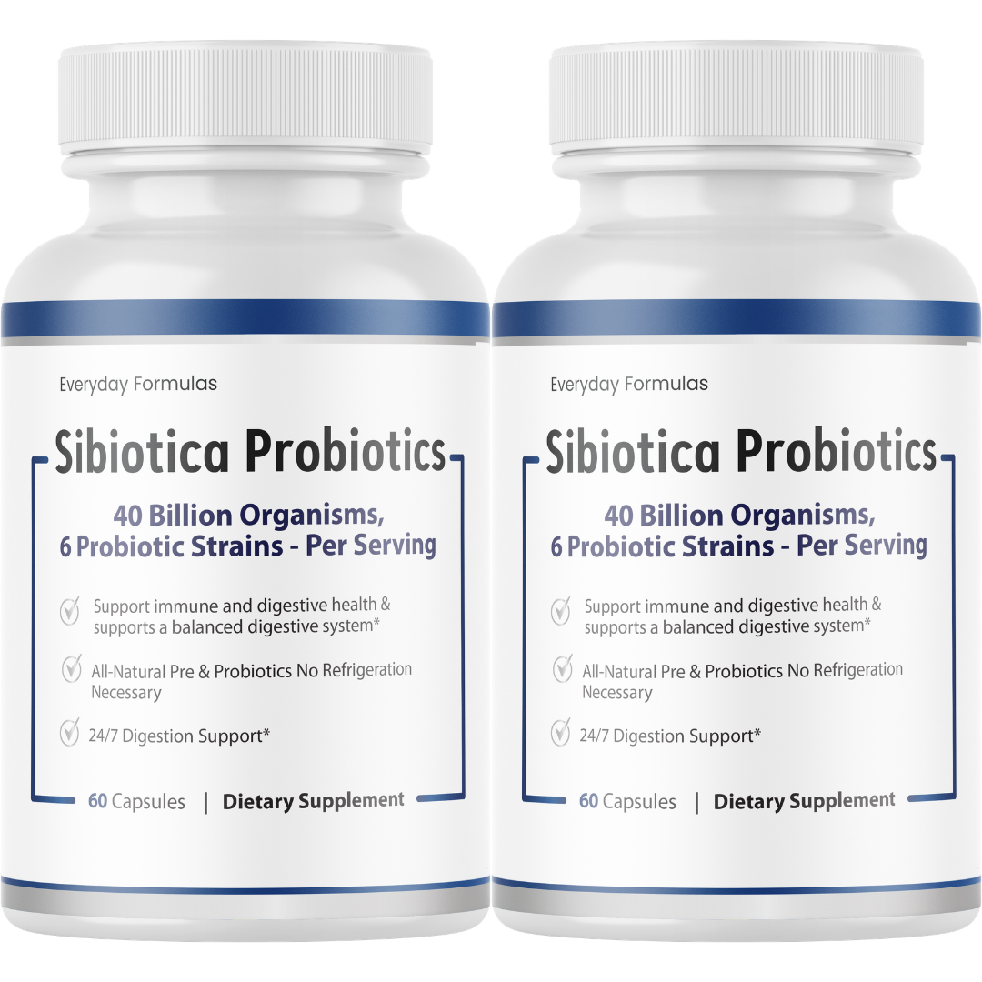 Sibiotica Probiotics Immune And Digestive Health Support Supplement 60 Capsules