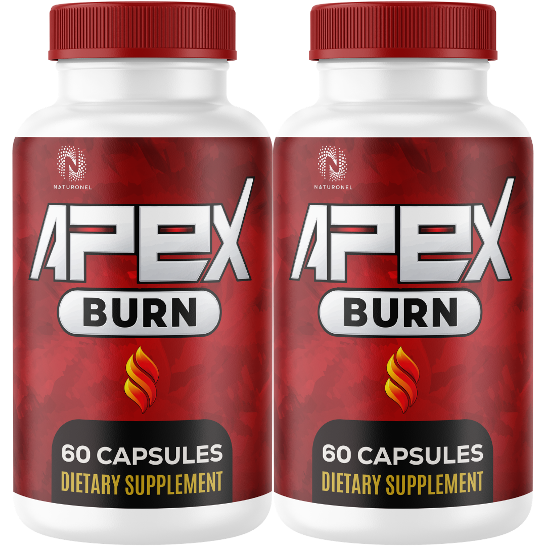Apex Burn (2 Pack) – Metabolism & Active Energy Support with Raspberry Ketones 500mg, African Mango 300mg & Botanical Blend