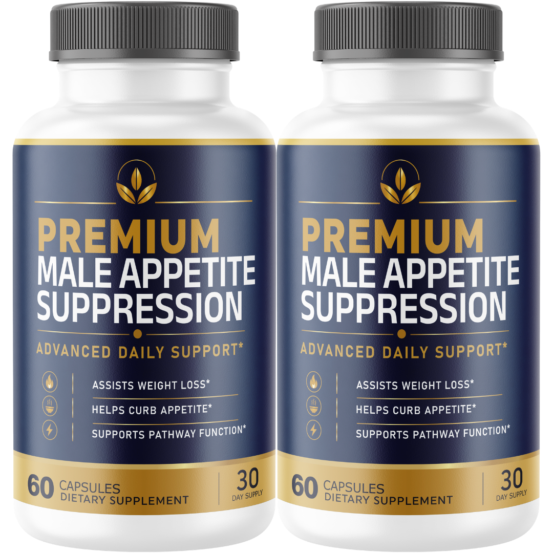 Male Appetite Suppressant Supplement for Men (2 Pack) – Premium Weight Management Formula with Green Coffee Bean, Garcinia Cambogia, Raspberry Ketones, Green Tea & Caffeine