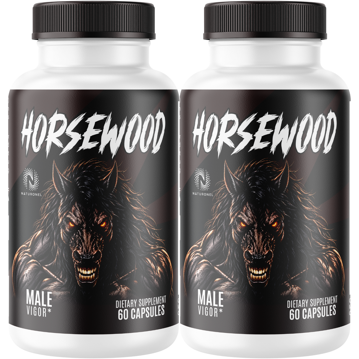 Horsewood Male Vigor Supplement (2 Pack) – Longjack, Maca, L-Arginine, Ginseng & Zinc – Men’s Vitality, Stamina & Performance Support