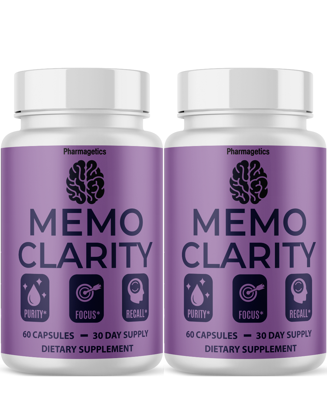 Memo Clarity Healthy Brain Support Supplement, Memory Health 60 Capsules