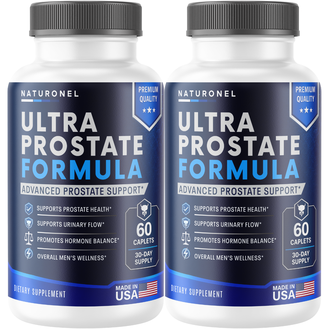 Ultra Prostate Formula for Men (2 Pack) – Advanced Prostate Support Supplement with Saw Palmetto, Pygeum, Plant Sterols, Zinc, Selenium & Lycopene – Supports Urinary Flow & Men's Wellness