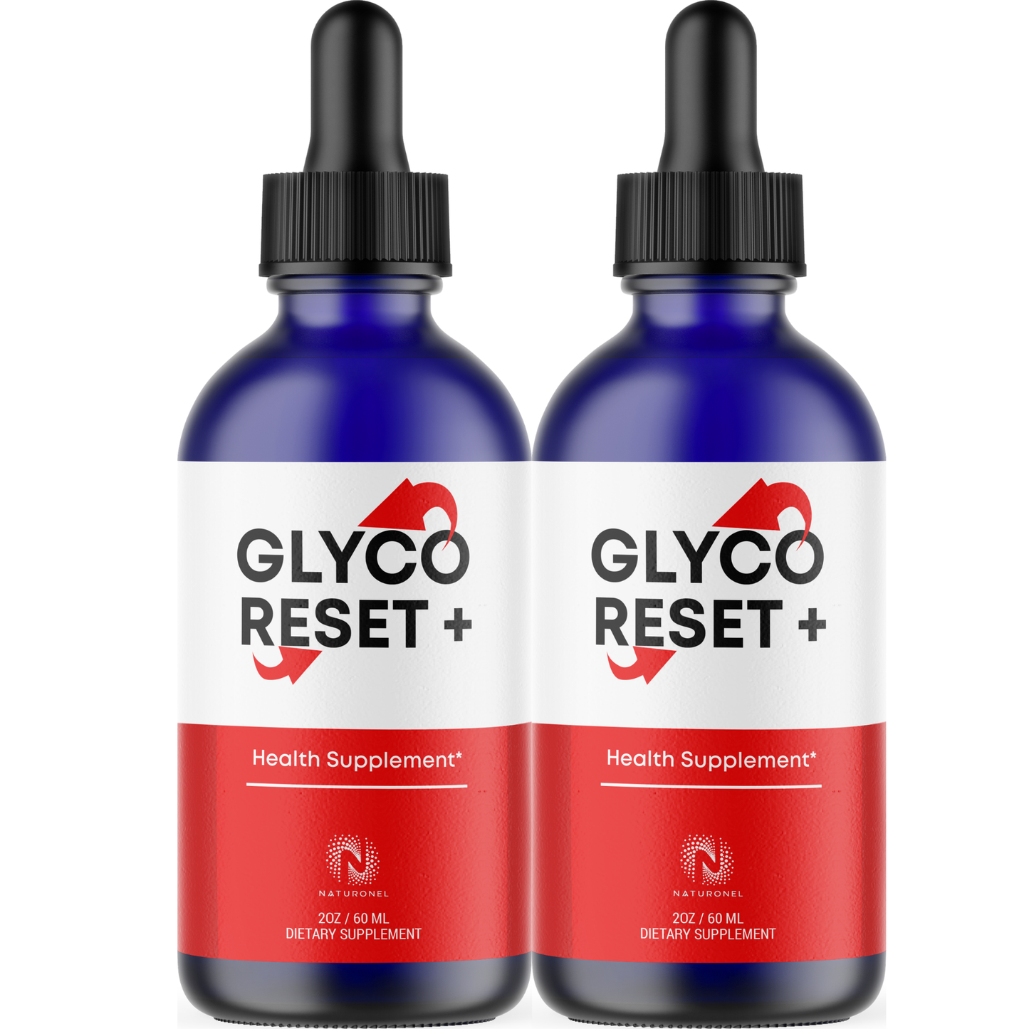 GLYCO RESET+ (2 Pack) Liquid Drops – Advanced Metabolic Wellness Formula with L-Arginine HCl, L-Glutamine & L-Tryptophan – Daily Liquid Supplement – Natural Lemon Flavor