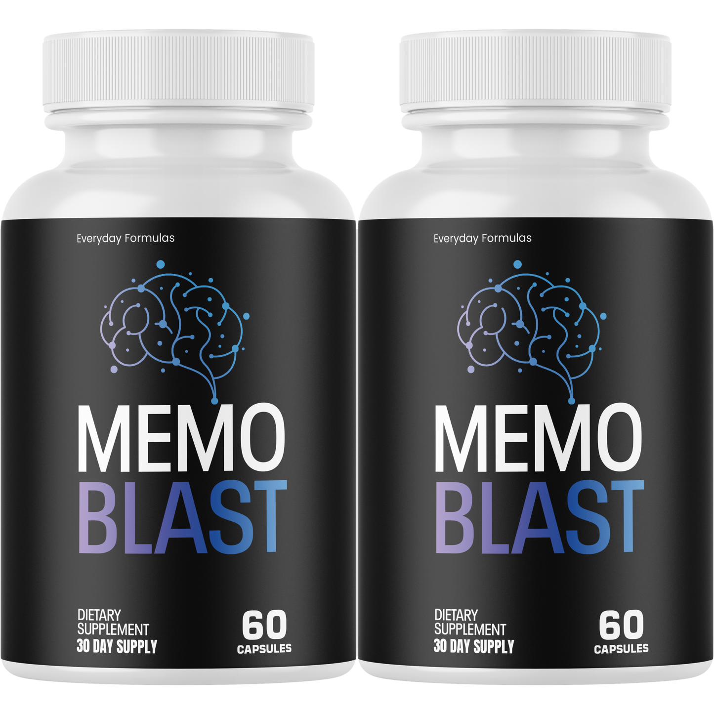 Memo Blast Brain Health Support Supplement 60 Capsules