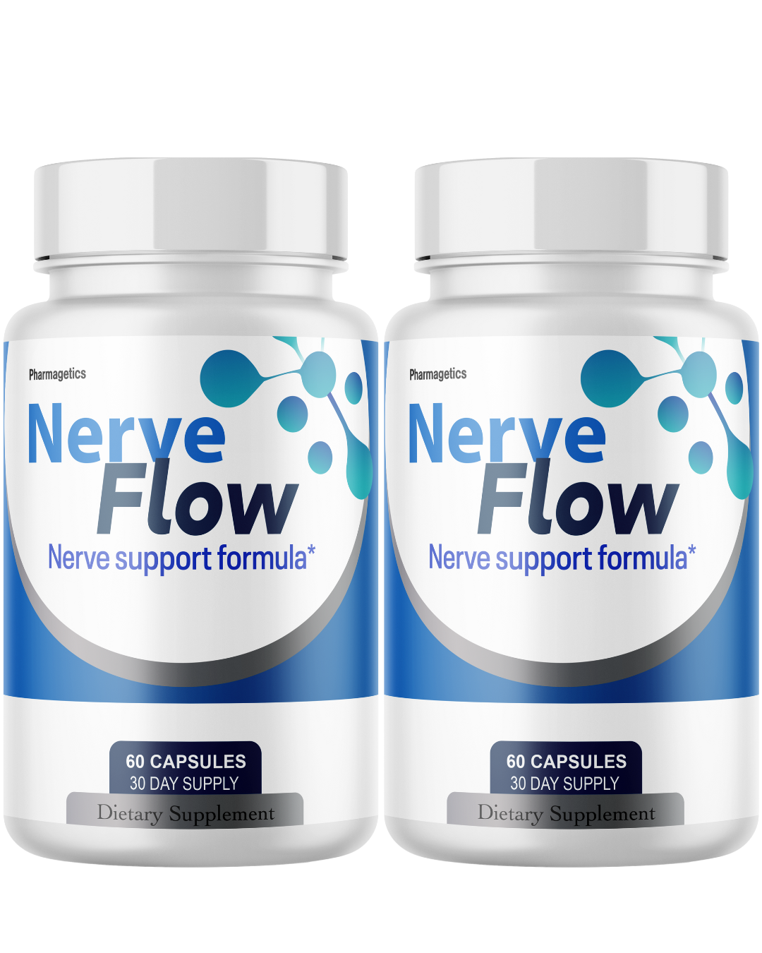 Nerve Flow Advanced Formula For Nerve Support, Maximum Strength 60 Capsules