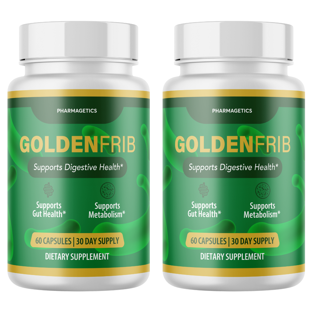 GoldenFrib Formula for Probiotic and Gut Health Support 60 Capsules