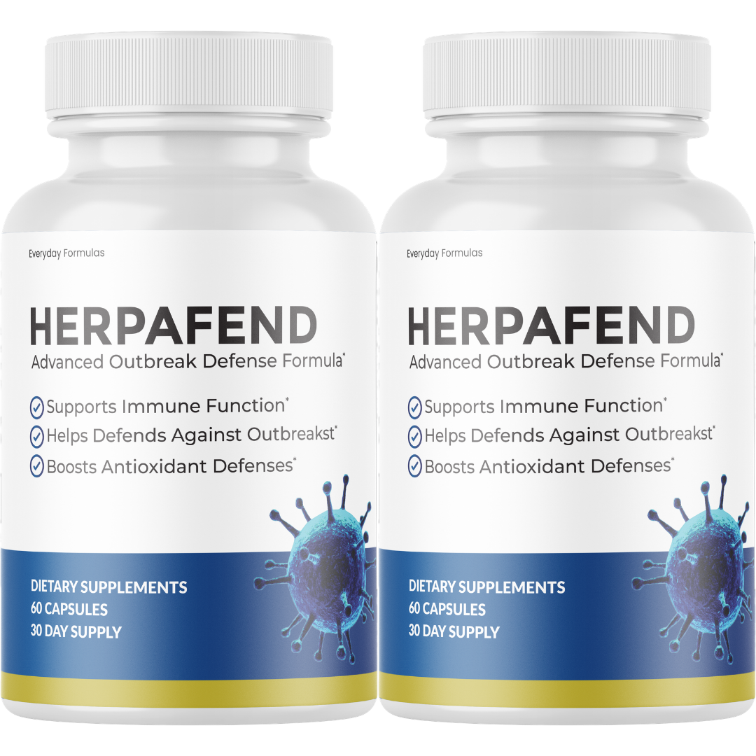 Herpafend Skin Health, Herpafend Pills for Healthy Clear Skin 60 Capsules