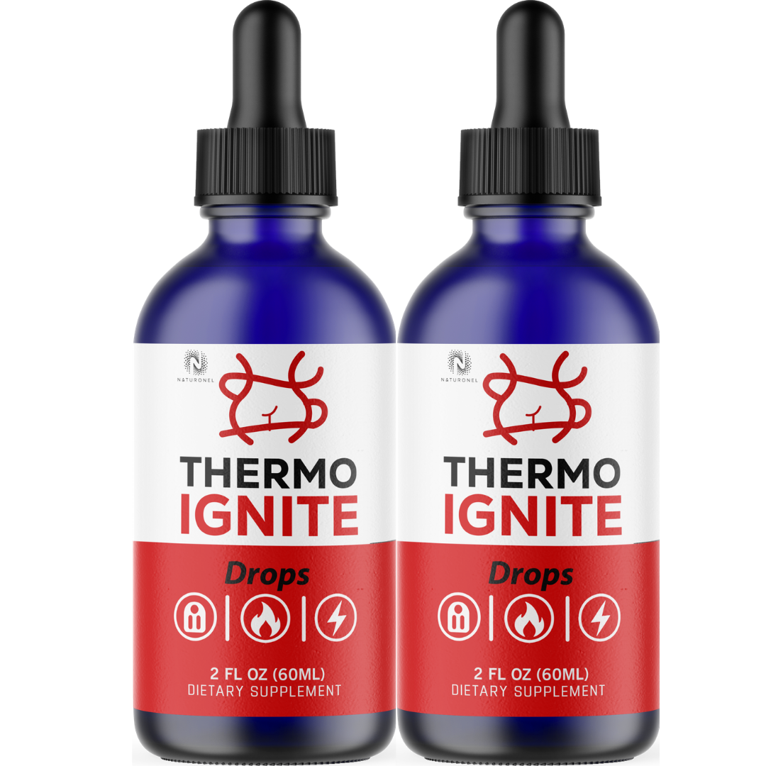 Thermo Ignite Liquid Supplement (2 Pack) – Advanced Thermogenic & Active Lifestyle Support, L-Arginine, L-Glutamine and L-Tryptophan Formula