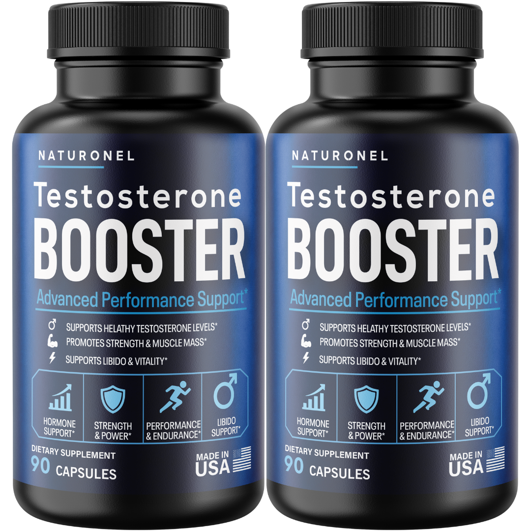 Testosterone Booster for Men (2 Pack)- Advanced Performance Formula with Tribulus, Tongkat Ali, Zinc, Magnesium, Epimedium & Saw Palmetto - Supports Healthy Testosterone Levels, Strength, Energy & Vitality