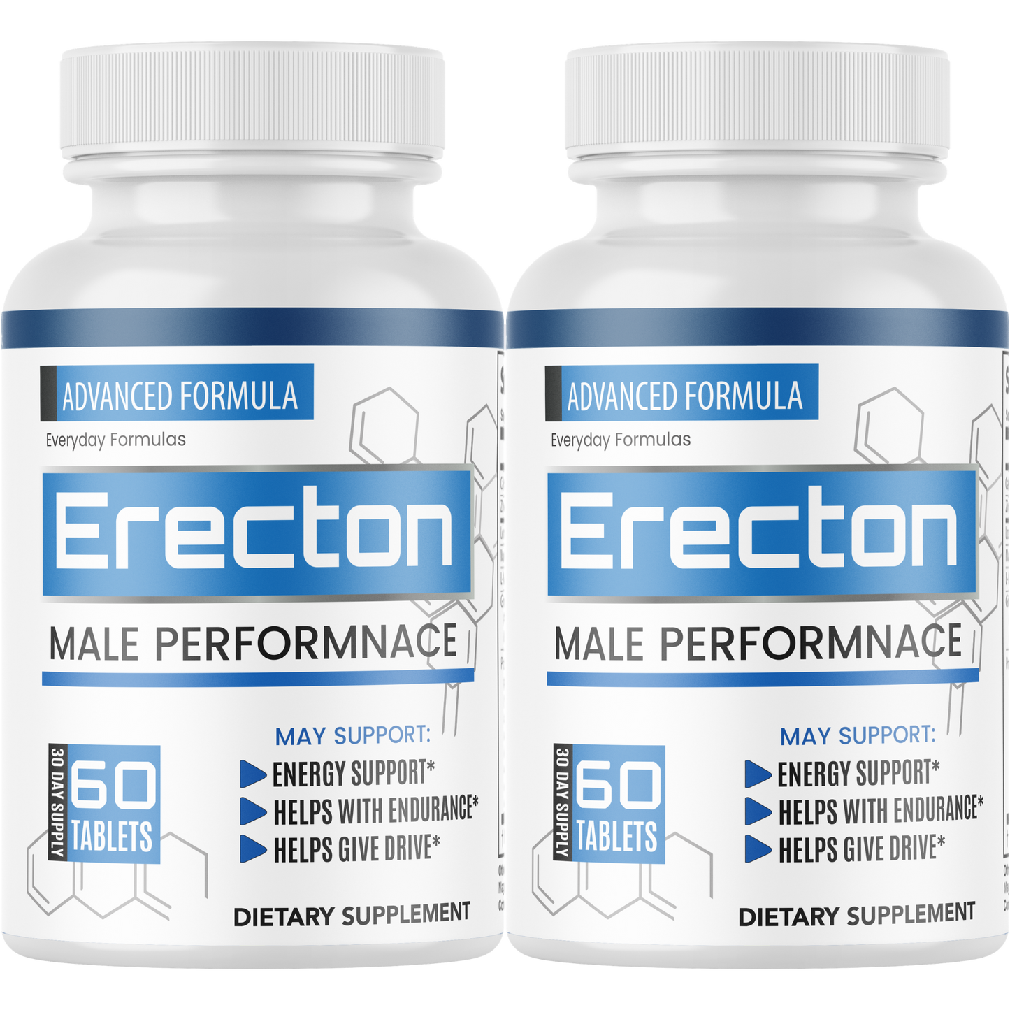 Erecton Advanced Formula for Male Performance Support 60 Capsules