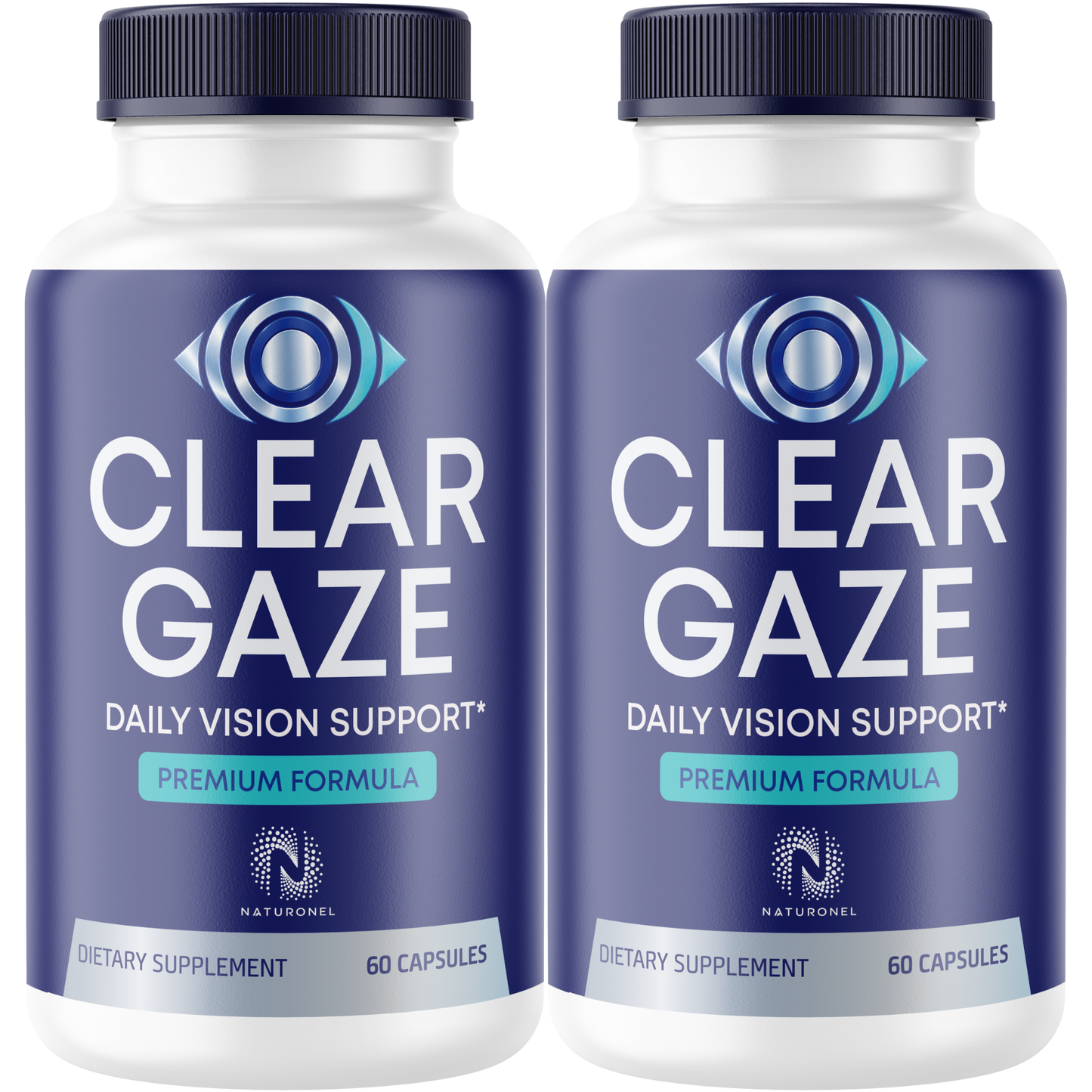 Clear Gaze (2 Pack) Vision Supplement – Advanced Eye Health Formula with Lutein, Bilberry, Eyebright, Zeaxanthin, Vitamins & Antioxidants for Healthy Vision Support