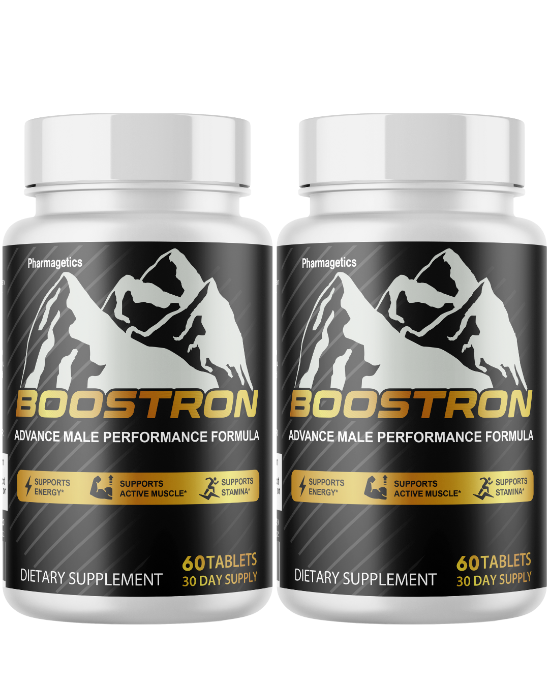 Boostron Advanced Performance Formula For Men, Energy Support 60 Capsules
