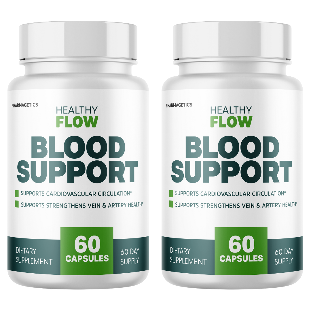 Healthy Flow Capsules, Advanced Blood Support Formula 60 Capsules