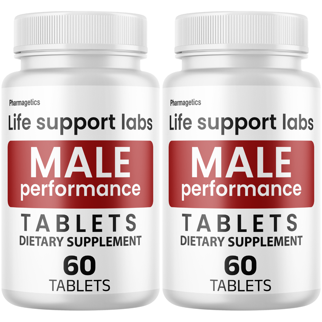 Life Support Labs Male Performance Supplement, Energy Support 60 Tablets