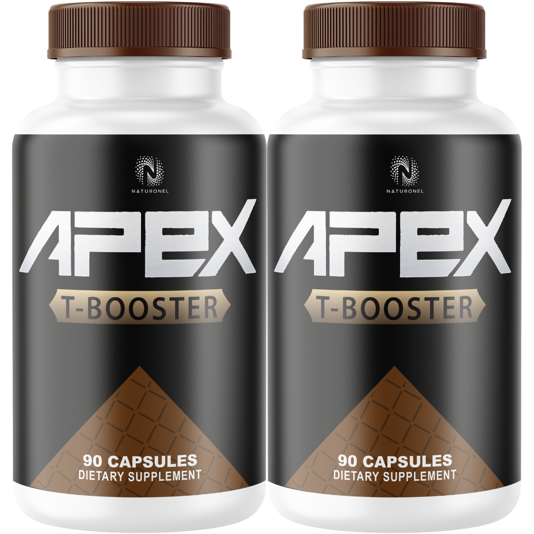 APEX T-Booster (2 Pack) – Men's Performance & Vitality Supplement with Tongkat Ali, Tribulus Terrestris, Zinc & Magnesium – Supports Strength, Stamina & Energy