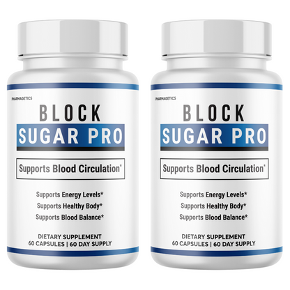 Block Sugar Pro Blood Circulation Support, Blood Balance 60 Capsules
