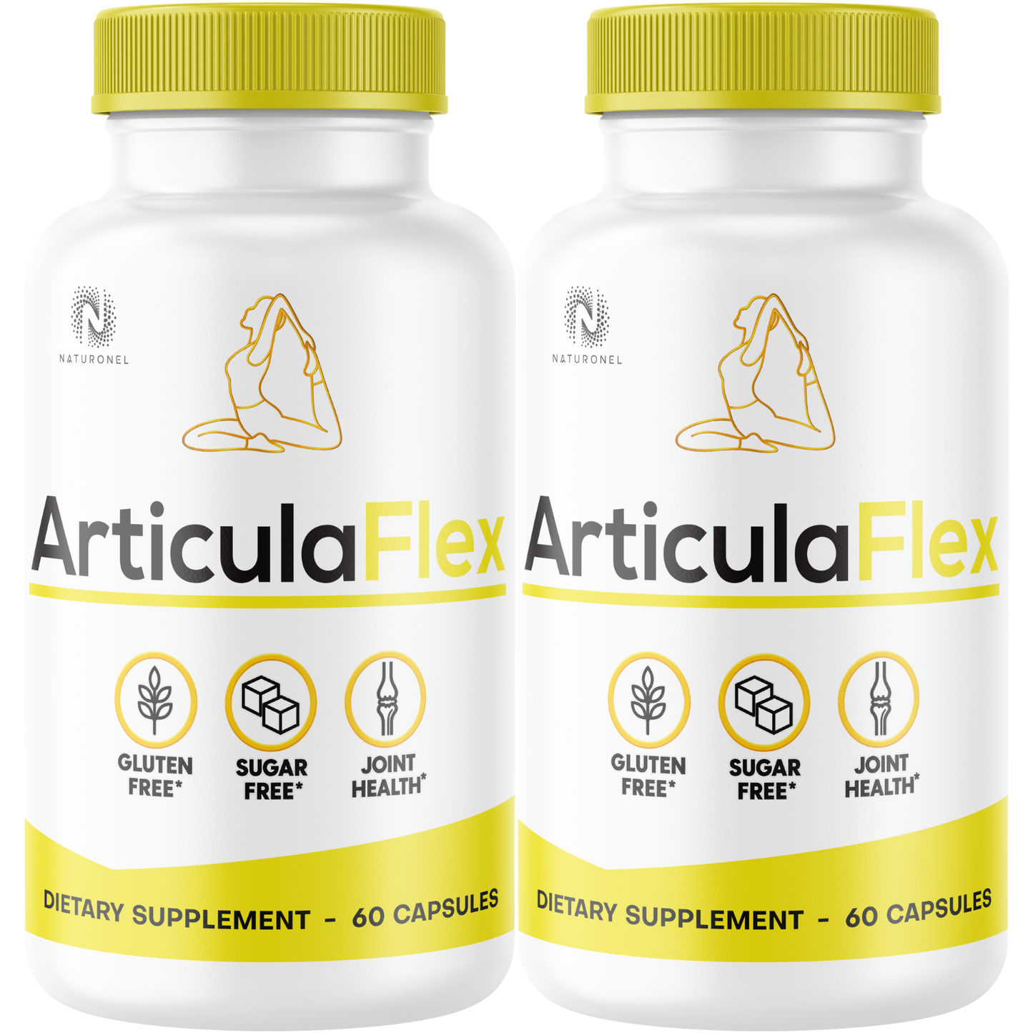 ArticulaFlex (2 Pack) Joint Support Supplement with Glucosamine Sulfate 1500mg, Boswellia, Chondroitin, Turmeric, MSM & Bromelain, Joint Comfort & Mobility Formula