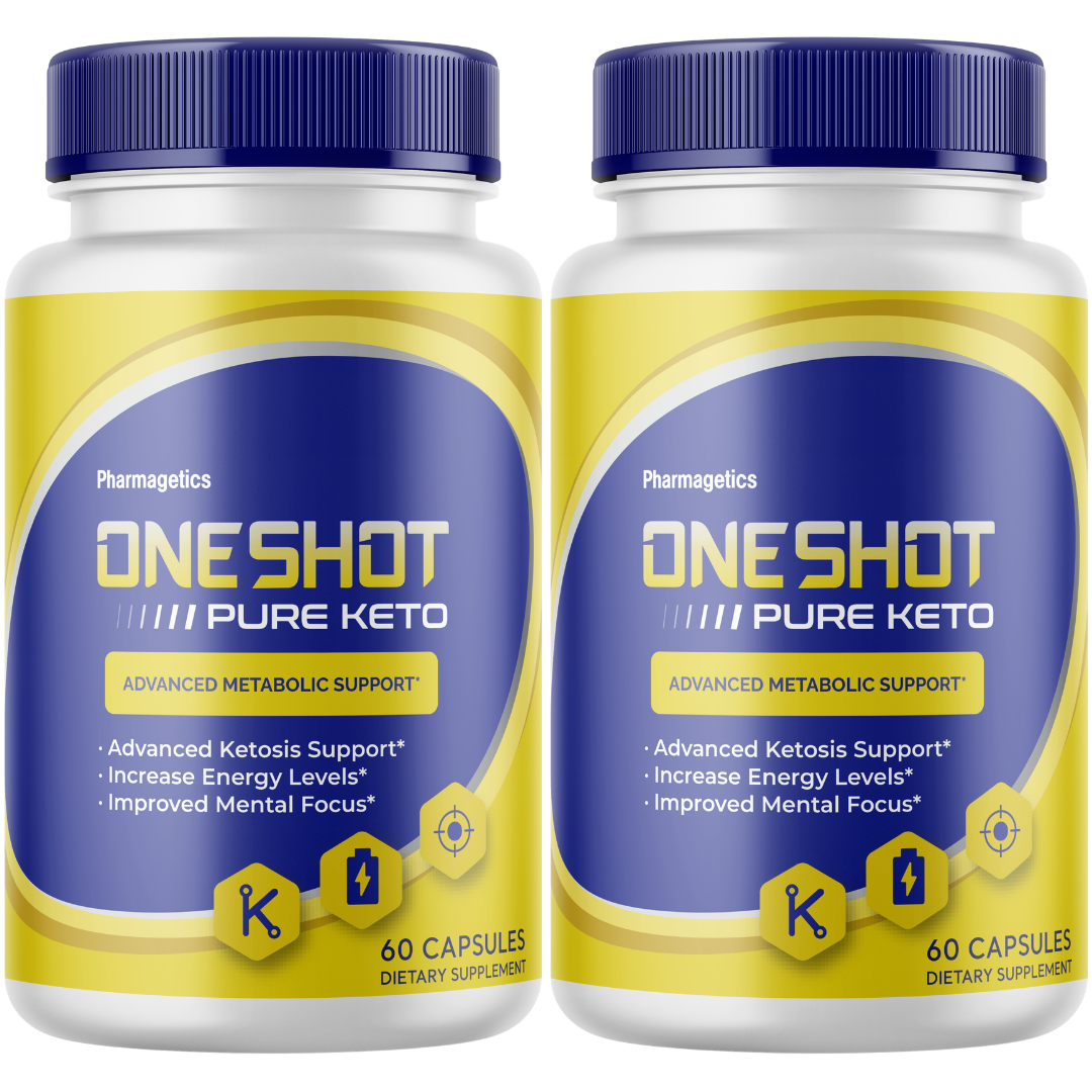 OneShot Pure Keto Supplement, Advanced Ketosis Support 60 Capsules