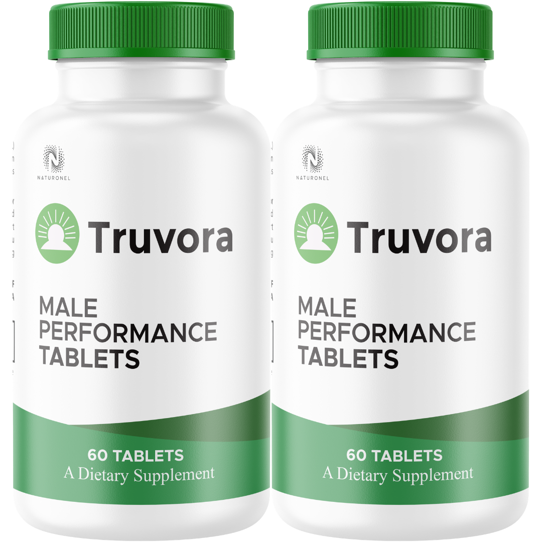 Truvora Men’s Performance Support (2 Pack) – Advanced Male Vitality Formula with Longjack, Maca, Ginseng, L-Arginine, Tribulus & Zinc
