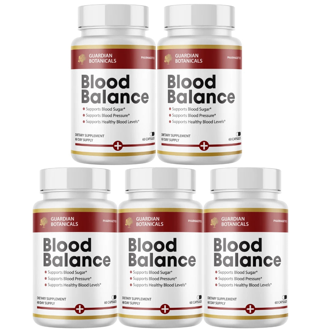 Guardian Botanicals Blood Balance Supplement, Healthy Blood Formula 60 Capsules